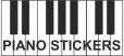 Piano stickers