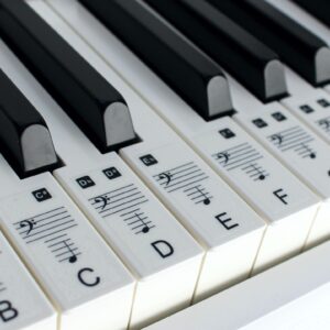 61 key keyboard stickers