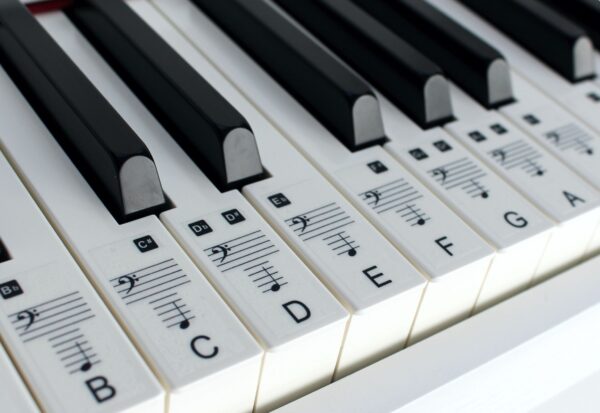 61 key keyboard stickers
