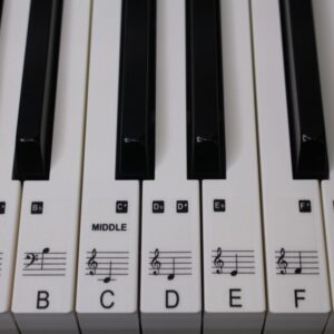 88 key piano stickers